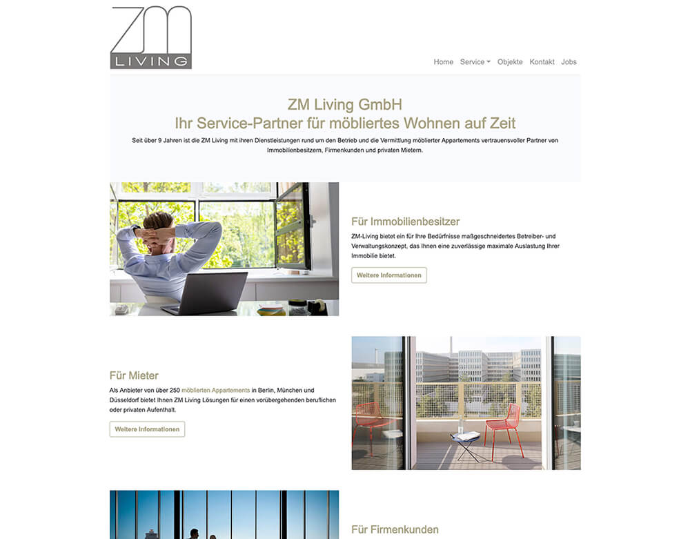 zm-living.de Screenshot
