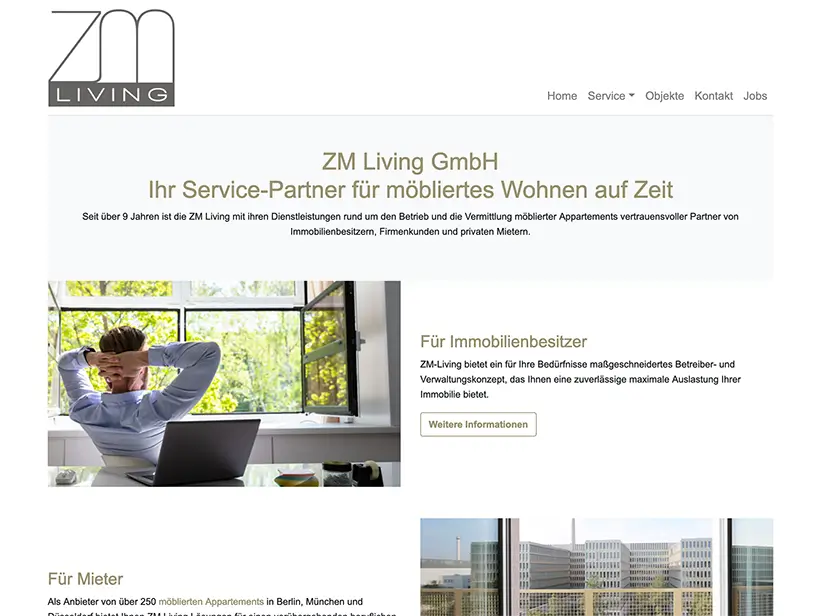 zm-living.de Screenshot